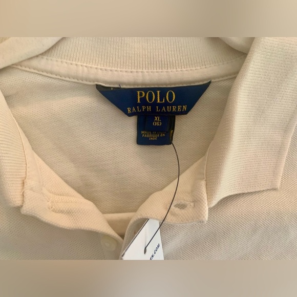 Polo by Ralph Lauren Cream Polo Dress Classic Style NWT - Girls XL (16) - Picture 4 of 4